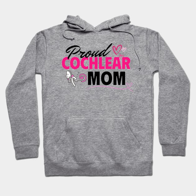 Proud Cochlear Mom | Cochlear Implant | Deaf Hoodie by RusticWildflowers